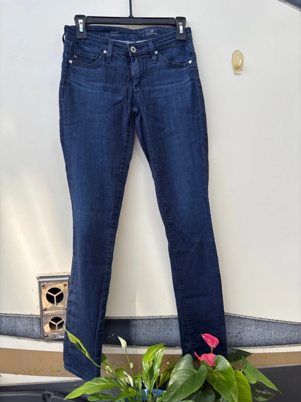 Ag Adriano Goldschmied Dark Blue Skinny Jeans - Picture 2 of 5